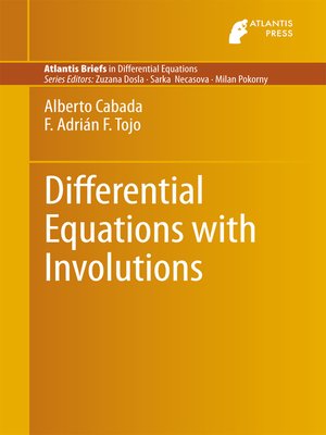 cover image of Differential Equations with Involutions